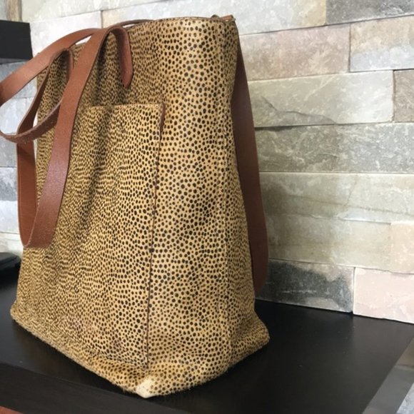 MADEWELL Genuine Calf Hair Med.Transport Tote(5) - Picture 5 of 8